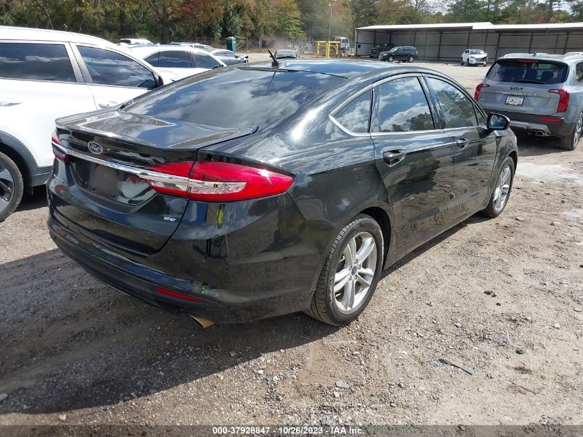 2018 FORD FUSION SE - 3FA6P0H75JR115725