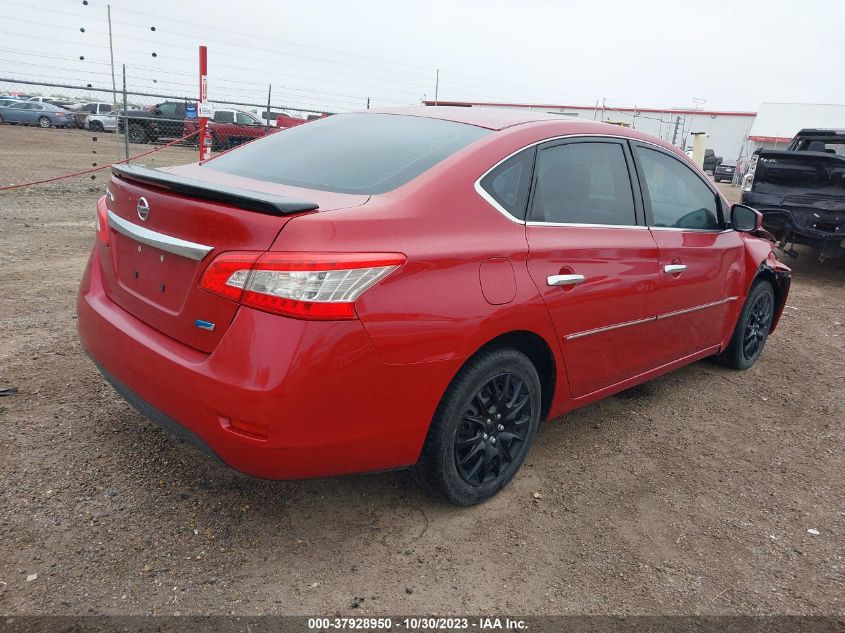 2014 NISSAN SENTRA S - 3N1AB7AP3EL680458