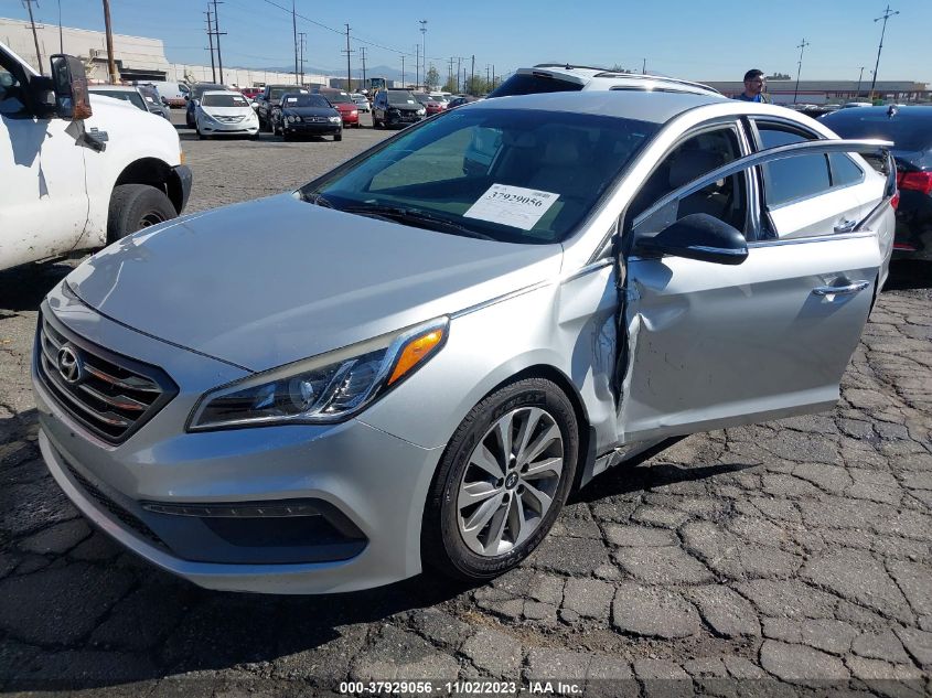 2015 HYUNDAI SONATA SPORT/LIMITED - 5NPE34AF1FH176817