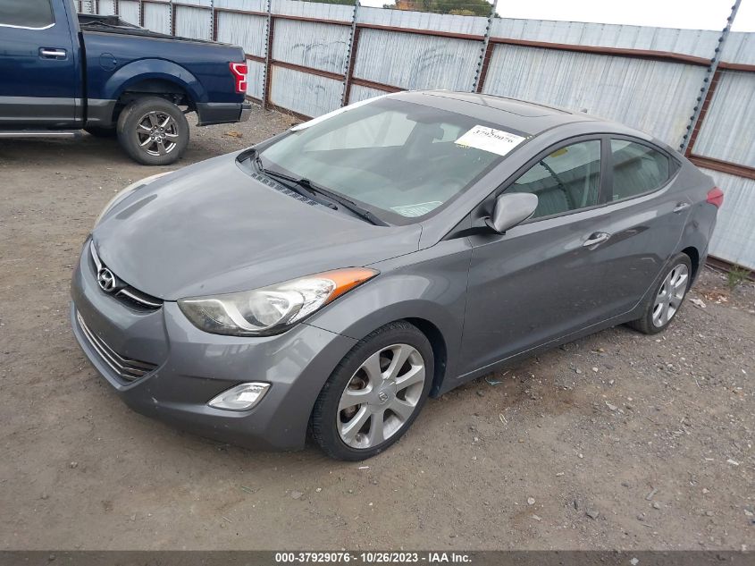 2013 HYUNDAI ELANTRA LIMITED - 5NPDH4AE7DH370320