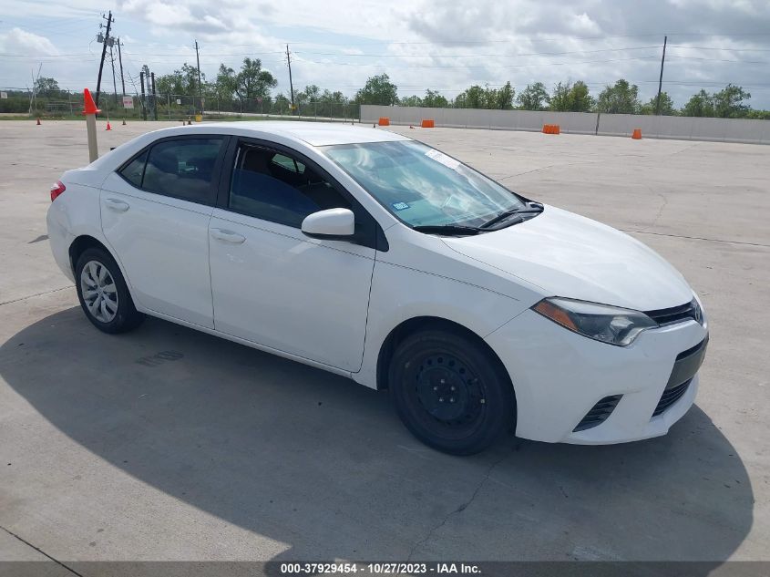 2016 TOYOTA COROLLA L/LE/S/S PLUS/LE PLUS - 2T1BURHE5GC644580