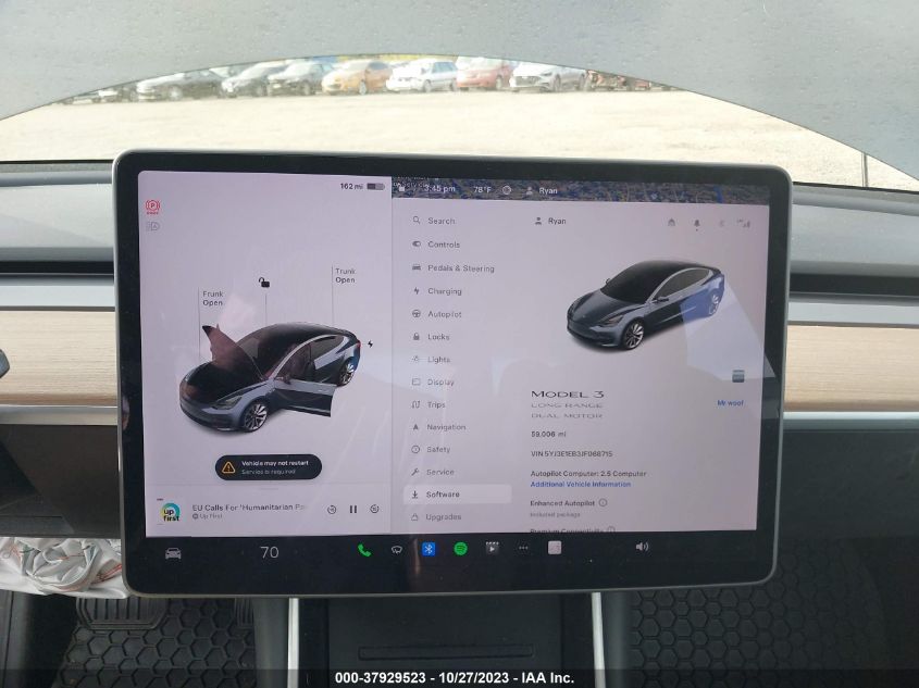 2018 TESLA MODEL 3 - 5YJ3E1EB3JF068715