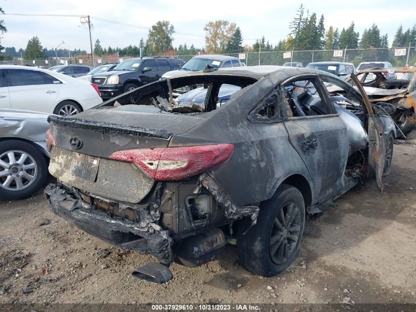 2015 HYUNDAI SONATA 2.4L SE - 5NPE24AF1FH005939