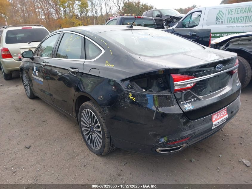 2017 FORD FUSION SE - 3FA6P0T9XHR345618