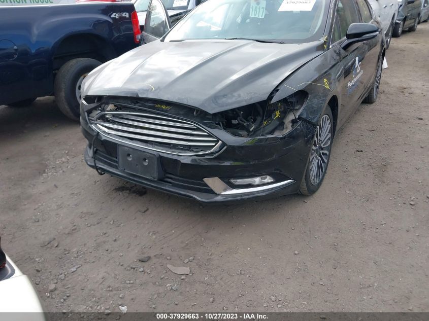 2017 FORD FUSION SE - 3FA6P0T9XHR345618