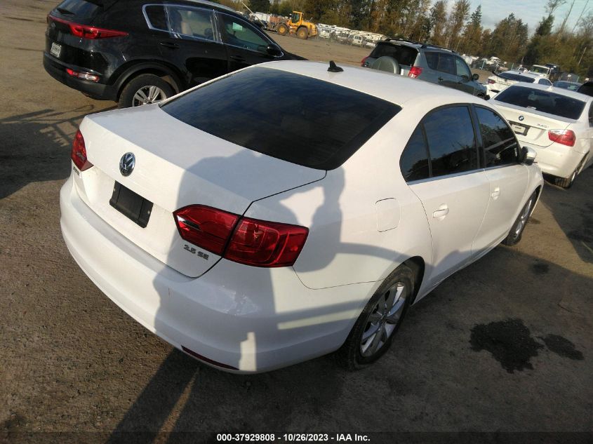 2013 VOLKSWAGEN JETTA SEDAN SE W/CONVENIENCE/SUNROOF 3VWDP7AJ0DM358003