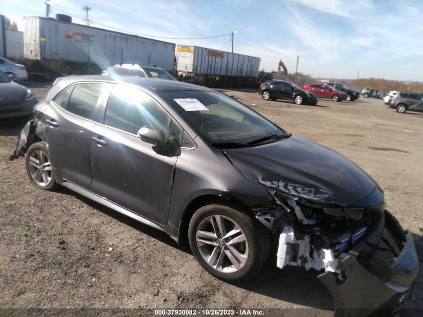 JTND4MBE4N3158476 TOYOTA COROLLA HATCHBACK SE/NIGHTSHADE/XSE 2022