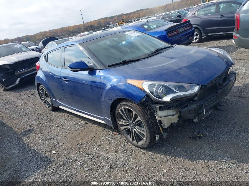 2016 HYUNDAI VELOSTER TURBO - KMHTC6AE9GU284941