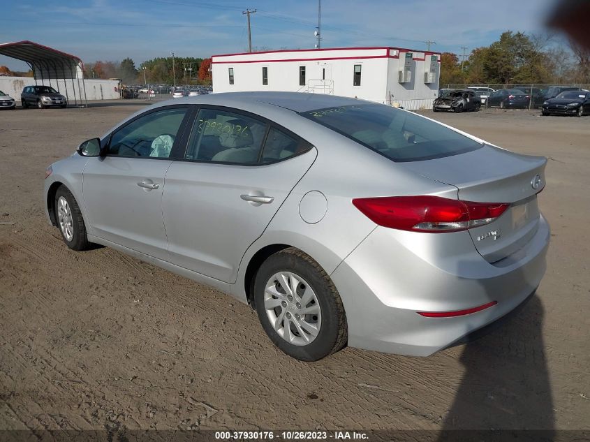 VIN 5NPD74LF3JH288766 2018 HYUNDAI ELANTRA SE
