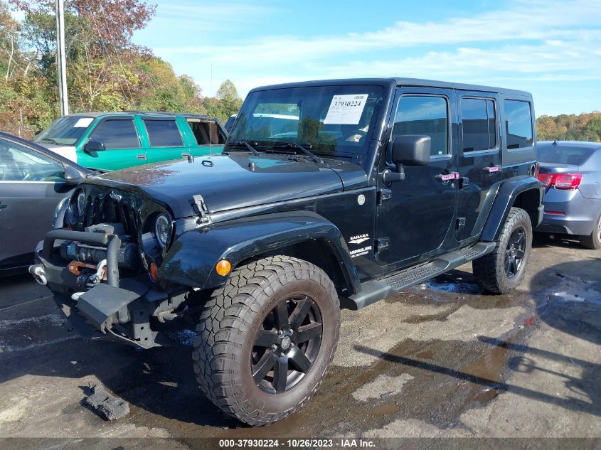 2013 JEEP WRANGLER UNLIMITED SAHARA - 1C4BJWEGXDL629526