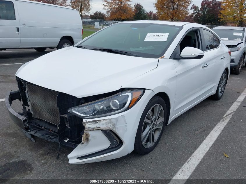 2017 HYUNDAI ELANTRA SE/VALUE/LIMITED - KMHD84LF3HU087197