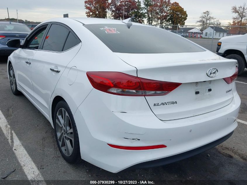 2017 HYUNDAI ELANTRA SE/VALUE/LIMITED - KMHD84LF3HU087197