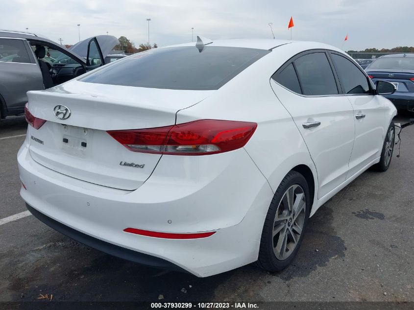 2017 HYUNDAI ELANTRA SE/VALUE/LIMITED - KMHD84LF3HU087197