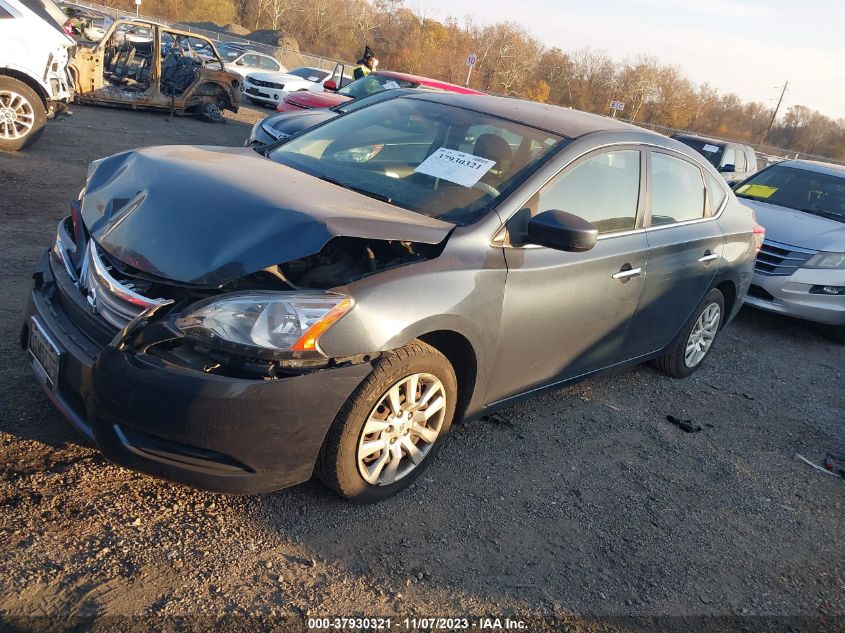 2014 NISSAN SENTRA S - 3N1AB7AP2EL684534