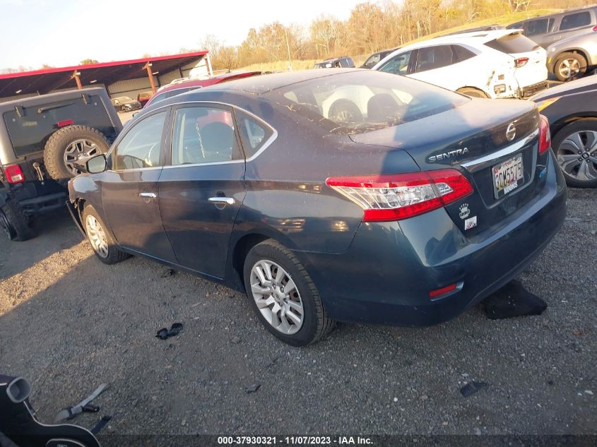 2014 NISSAN SENTRA S - 3N1AB7AP2EL684534