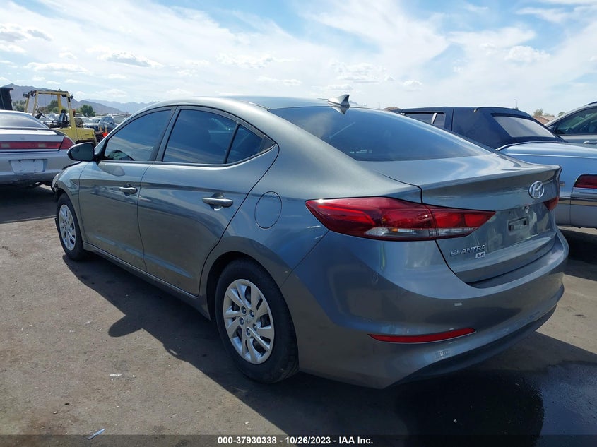 VIN KMHD74LF3HU121772 2017 HYUNDAI ELANTRA SE