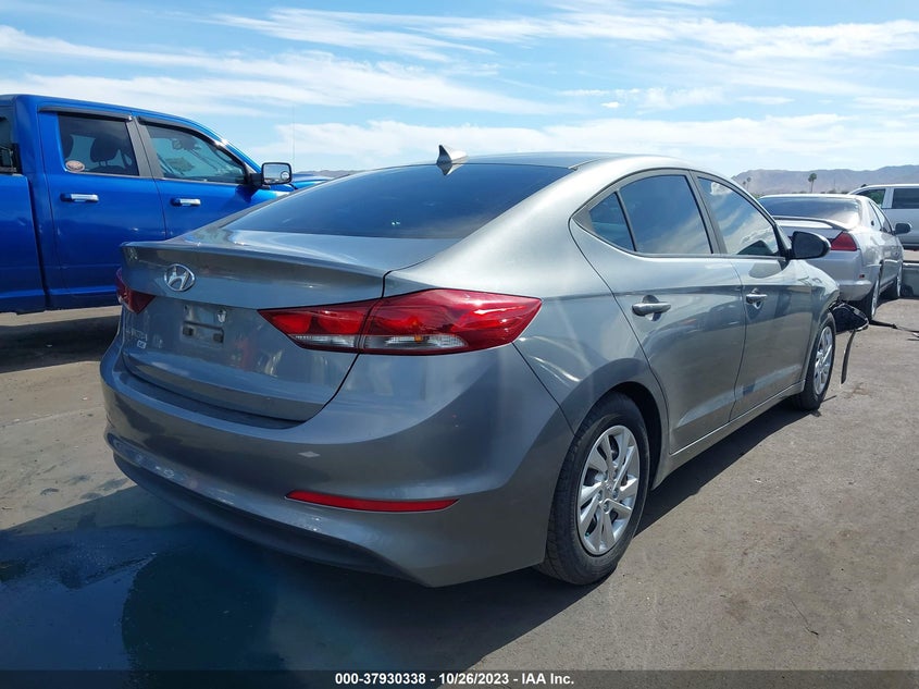VIN KMHD74LF3HU121772 2017 HYUNDAI ELANTRA SE