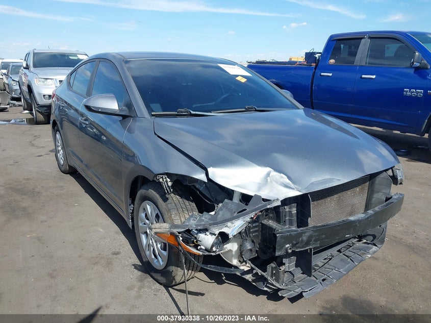 VIN KMHD74LF3HU121772 2017 HYUNDAI ELANTRA SE
