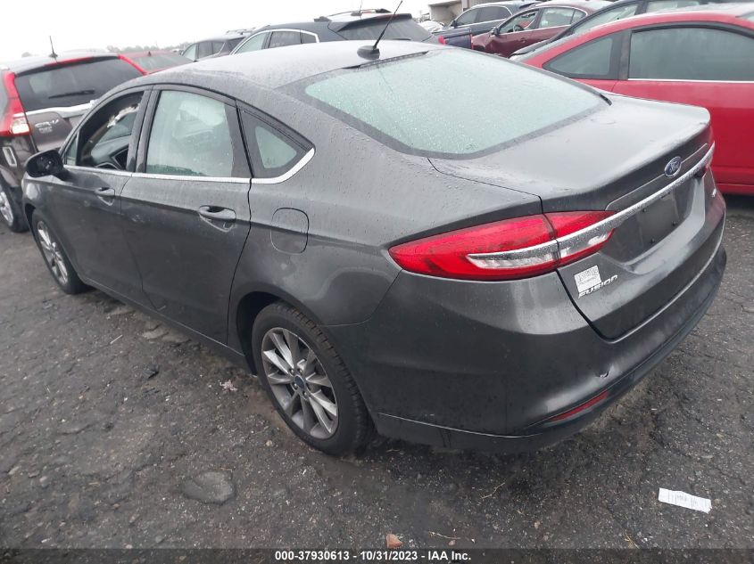 2017 FORD FUSION SE - 3FA6P0H75HR150467