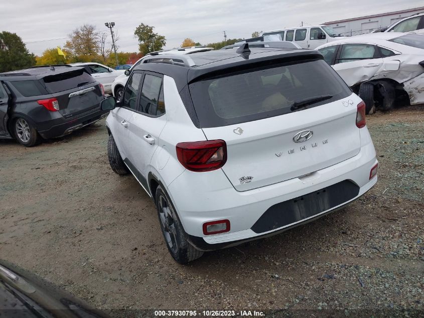2022 HYUNDAI VENUE LIMITED - KMHRC8A38NU160418