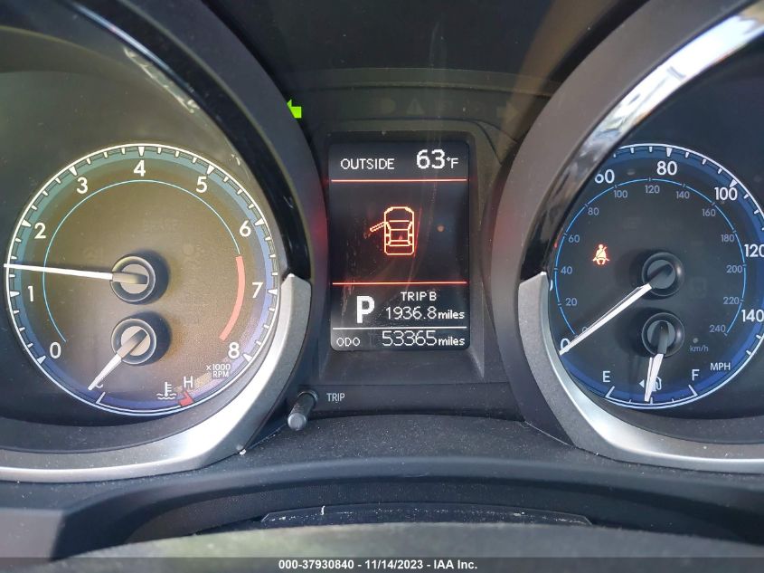 2016 TOYOTA COROLLA S - 5YFBURHE2GP368553