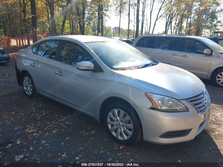 2013 NISSAN SENTRA S/SV/SR/SL - 1N4AB7AP7DN905353