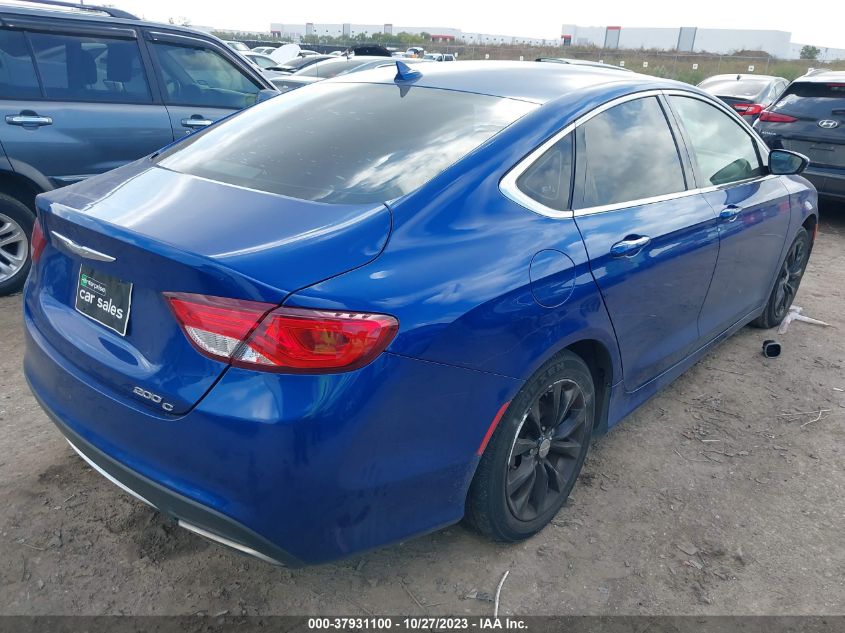 2015 CHRYSLER 200 C - 1C3CCCCGXFN519507