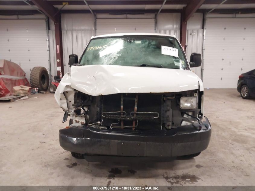 2013 CHEVROLET EXPRESS CARGO VAN 1GCWGFCAXD1139968