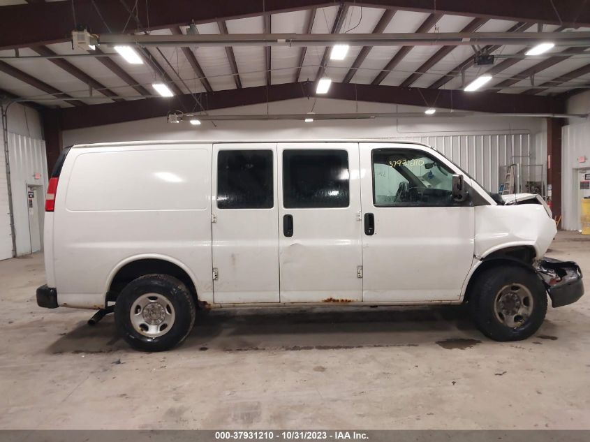 2013 CHEVROLET EXPRESS CARGO VAN 1GCWGFCAXD1139968