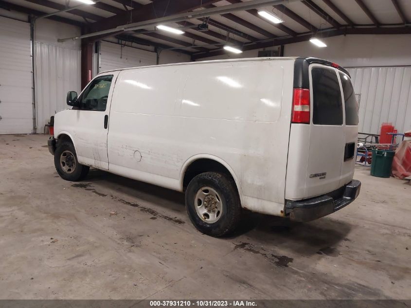 2013 CHEVROLET EXPRESS CARGO VAN 1GCWGFCAXD1139968