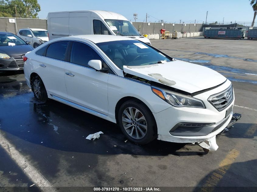 2016 HYUNDAI SONATA 2.4L SPORT - 5NPE34AF9GH277623