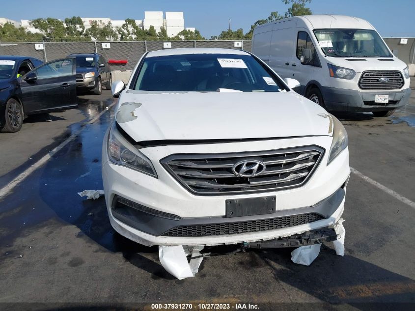 2016 HYUNDAI SONATA 2.4L SPORT - 5NPE34AF9GH277623