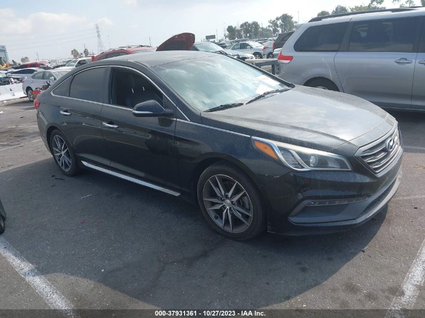 2015 HYUNDAI SONATA 2.0T SPORT - 5NPE34AB9FH053280