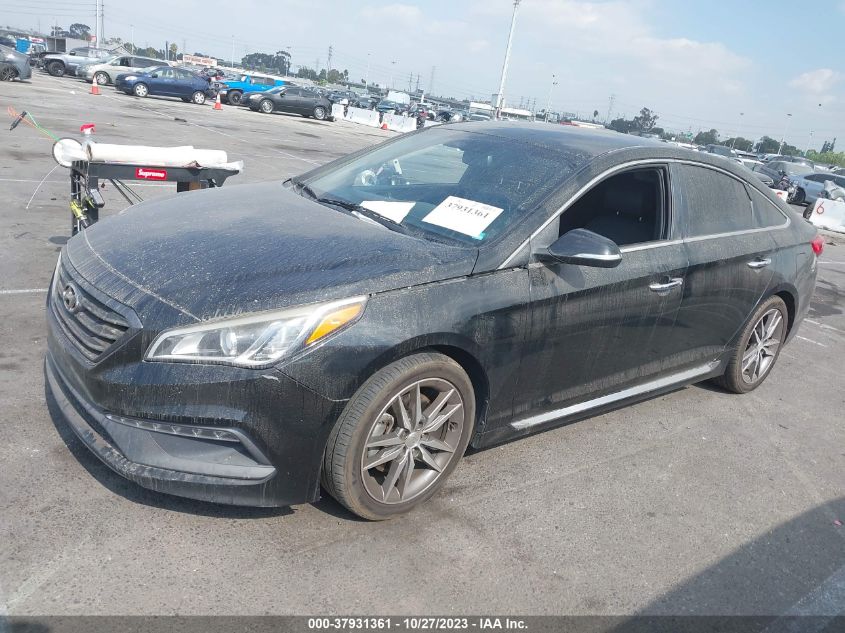 2015 HYUNDAI SONATA 2.0T SPORT - 5NPE34AB9FH053280