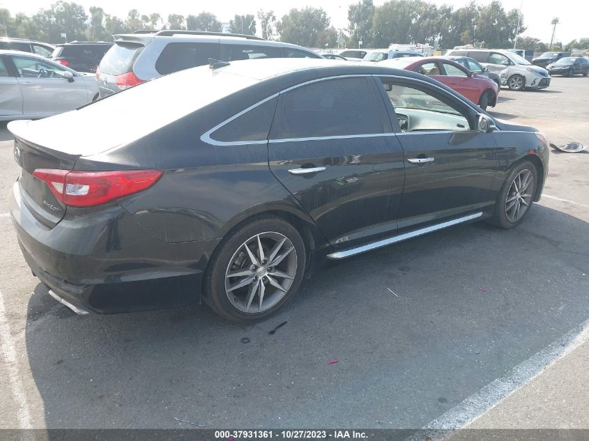 2015 HYUNDAI SONATA 2.0T SPORT - 5NPE34AB9FH053280