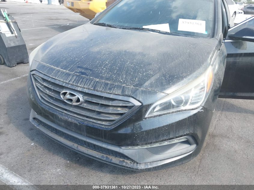 2015 HYUNDAI SONATA 2.0T SPORT - 5NPE34AB9FH053280