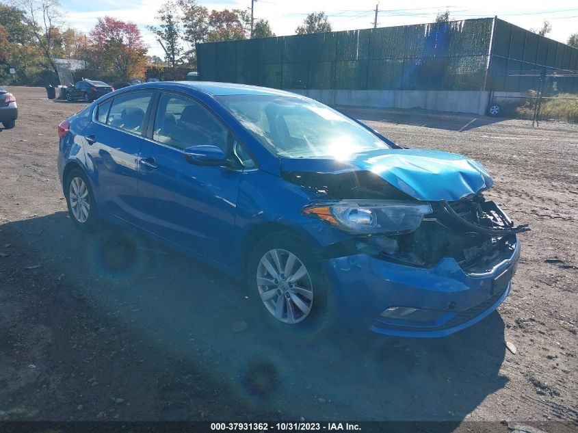 2014 KIA FORTE EX - KNAFX4A82E5119743