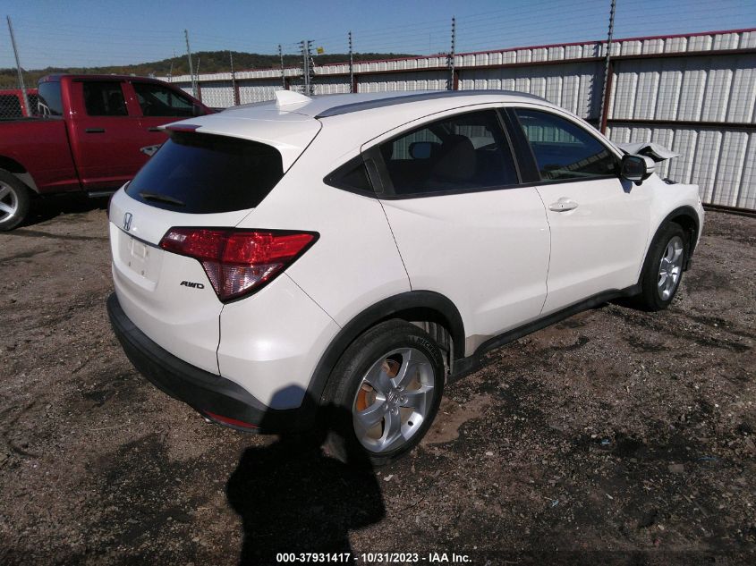 2016 HONDA HR-V EX-L W/NAVI - 3CZRU6H71GM700594