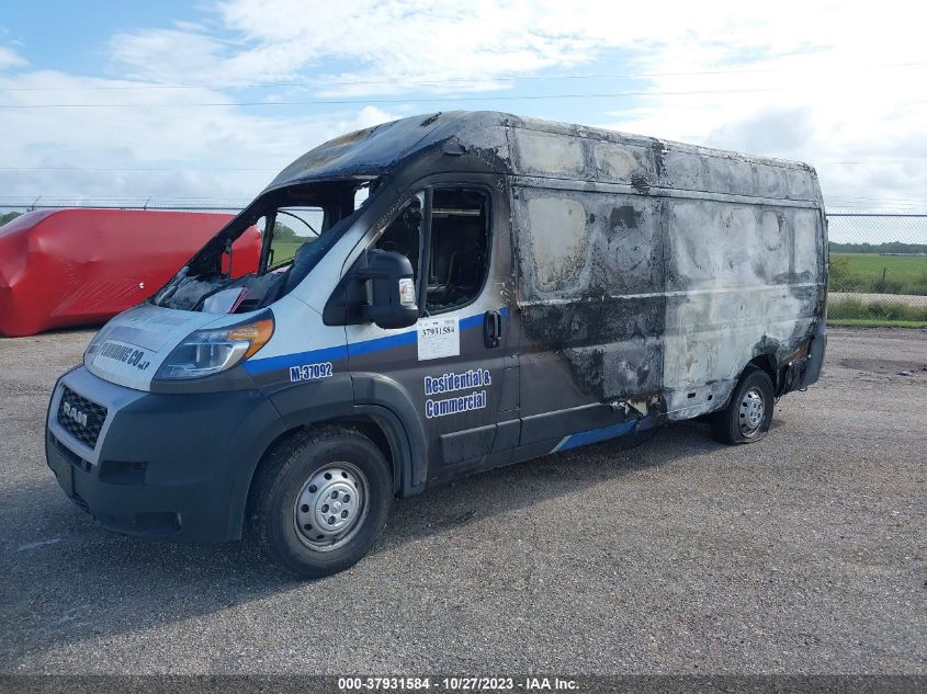 2022 RAM PROMASTER 3500 CARGO VAN HIGH ROOF 159" WB EXT - 3C6MRVJG5NE104487