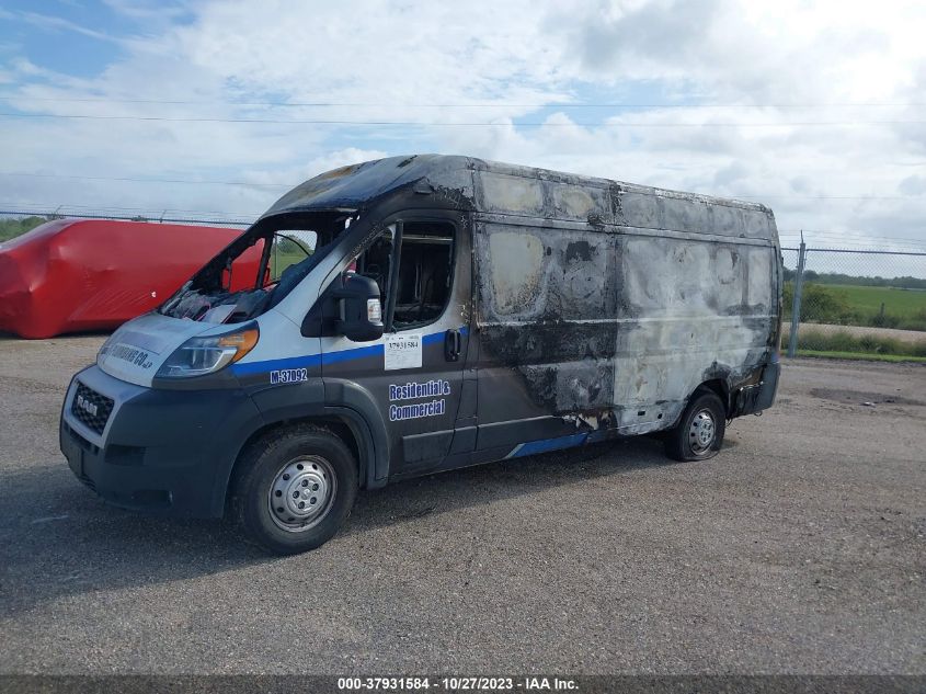 2022 RAM PROMASTER 3500 CARGO VAN HIGH ROOF 159" WB EXT - 3C6MRVJG5NE104487