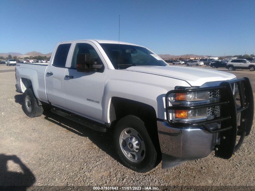 2GC2KREG2K1180182 CHEVROLET SILVERADO 2500HD WORK TRUCK 2019