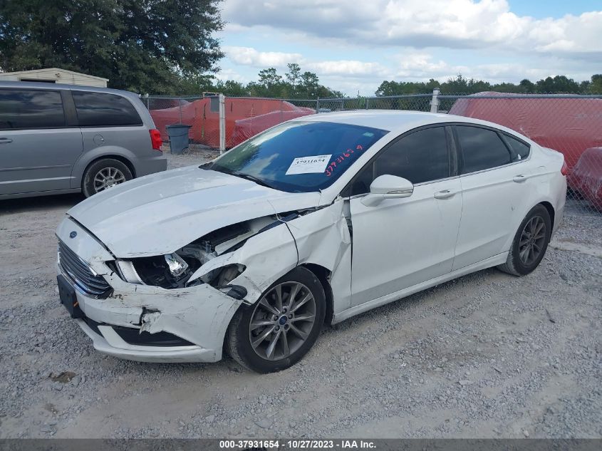 2017 FORD FUSION SE - 3FA6P0HD0HR145473