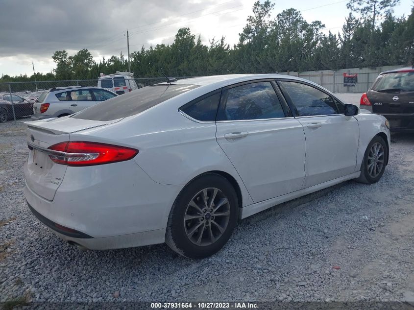 2017 FORD FUSION SE - 3FA6P0HD0HR145473