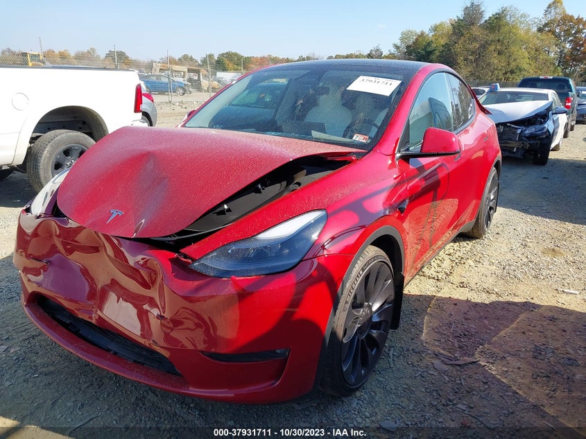 VIN 7SAYGDEF9PF825391 2023 TESLA MODEL Y