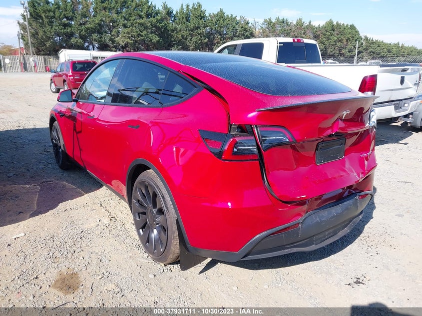 VIN 7SAYGDEF9PF825391 2023 TESLA MODEL Y