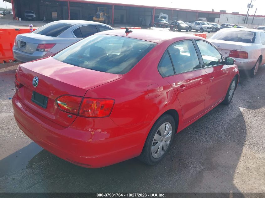 2014 VOLKSWAGEN JETTA SEDAN SE 3VWD17AJ9EM416516