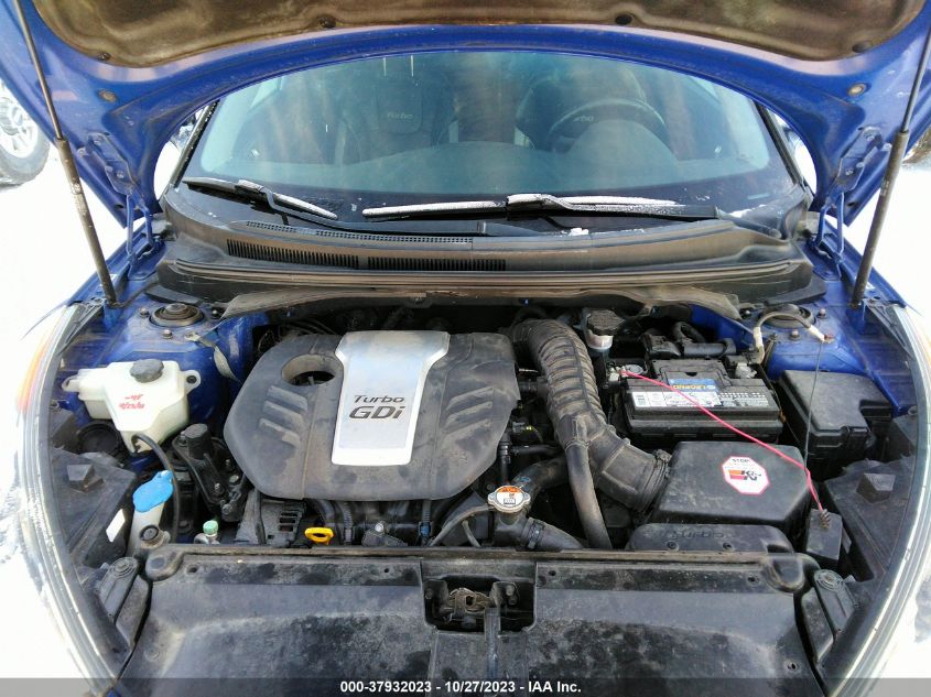 2013 HYUNDAI VELOSTER TURBO W/BLACK INT - KMHTC6AE1DU154339