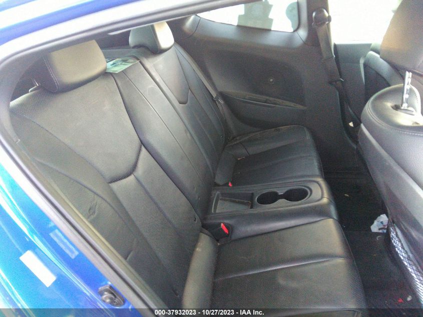 2013 HYUNDAI VELOSTER TURBO W/BLACK INT - KMHTC6AE1DU154339