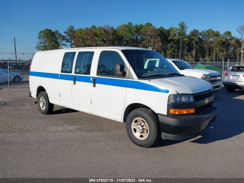 2020 CHEVROLET EXPRESS CARGO RWD 3500 EXTENDED WHEELBASE WT - 1GCZGHFG3L1159437