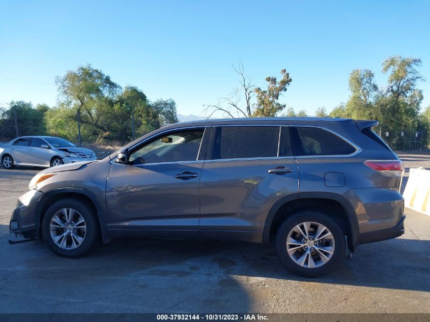 2015 TOYOTA HIGHLANDER XLE - 5TDKKRFH1FS070424